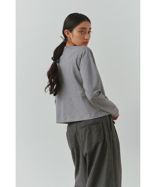 ALEXIA STAM - カーディガン ALEXIA STAM カーディガン Layered Snap Cardigan /レイヤード