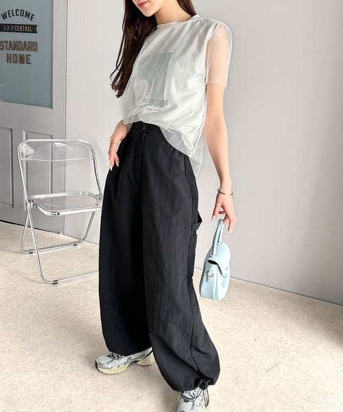Java パンツ ジャバ別注」ワイドな今っぽシルエットメンズライク裾