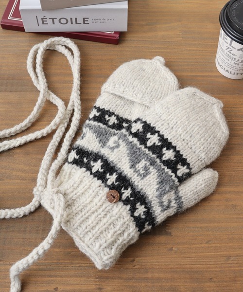 FUNALIVE（ファンアライブ） 手袋 2WAYミトングローブ メンズ