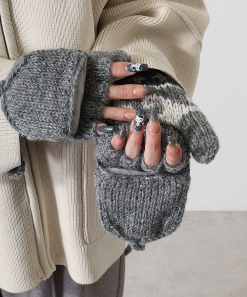 FUNALIVE（ファンアライブ） 手袋 2WAYミトングローブ メンズ