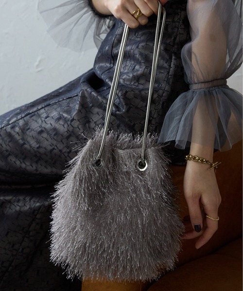 &Robu.（アンドロブ） ショルダーバッグ バッグ シャギーファー2WAY