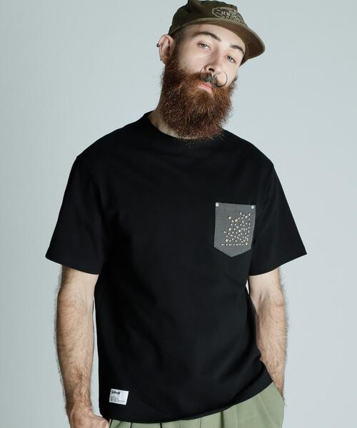 Schott N.Y.C（ショット） tシャツ Schott/ショット/STUDS T-SHIRT