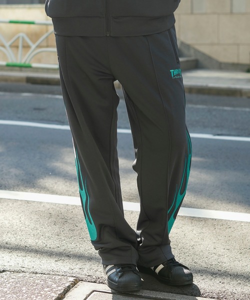 THRASHER（スラッシャー） パンツ Flame TRACK PANTS/スラッシャー