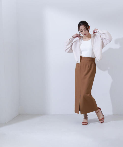 NATURAL BEAUTY BASIC ブルゾン アウター シアーフォルム