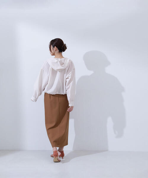 NATURAL BEAUTY BASIC ブルゾン アウター シアーフォルム