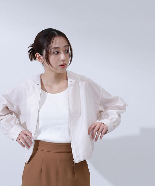 シアーフーディーブルゾン（ブルゾン）｜AZUL BY MOUSSY