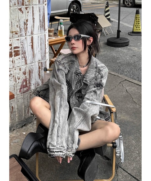 DRESS HIPPY 　デニムジャケットとパンツのセットMサイズ DRESS HIPPY デニムジャケットとパンツのセットMサイズ セットアップ