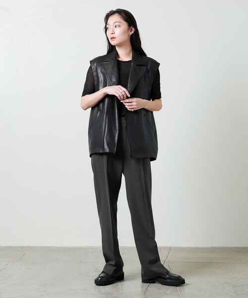 marw ユナイテッドアローズ　レザーベスト MARW UNITED ARROWS（マルゥ ユナイテッドアローズ）の「＜MARW