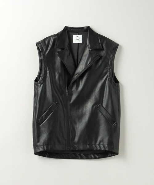 marw ユナイテッドアローズ　レザーベスト MARW UNITED ARROWS（マルゥ ユナイテッドアローズ）の「＜MARW