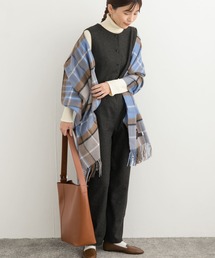 「URBAN RESEARCH DOORS」 オールインワン SMALL グレー レディースの画像3