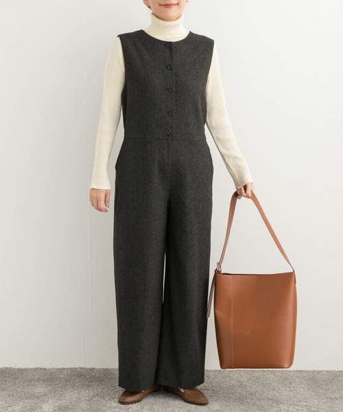 「URBAN RESEARCH DOORS」 オールインワン SMALL グレー レディース_画像6