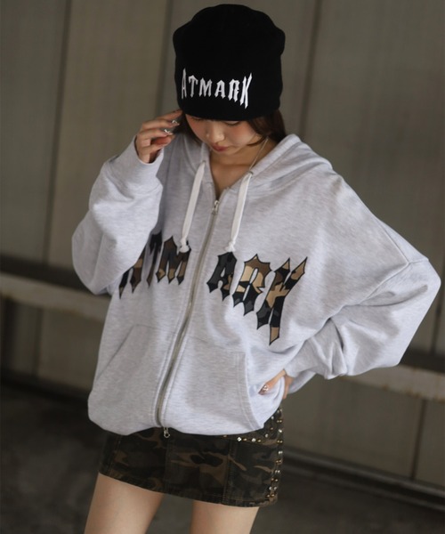 ATMARK パーカー 「2サイズ展開 / UNISEX 」オールド