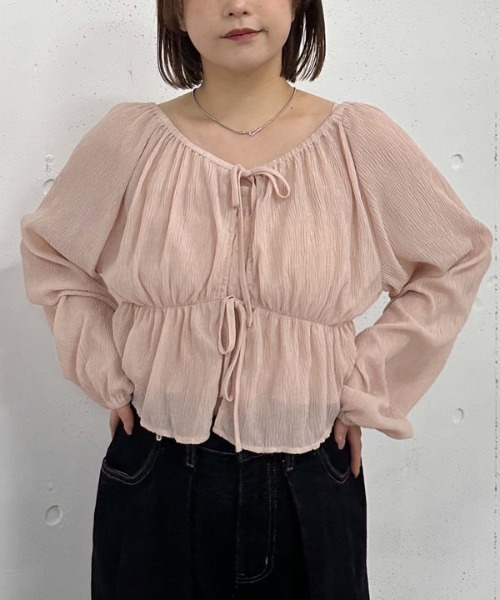 archives ブラウス シャツ 花柄アソート楊柳ブラウスアンサンブル  