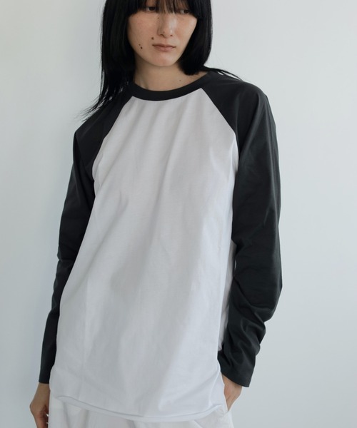 【新品】anuke アンヌークRaglan Over T-shirts グレー anuke Raglan Over T-shirts 62510616（Tシャツ／カットソー