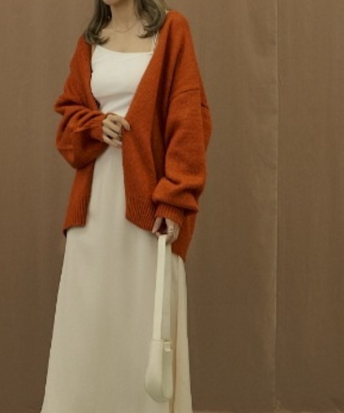 「VANNIE U」 ニットカーディガン FREE ライトブルー レディース_画像8