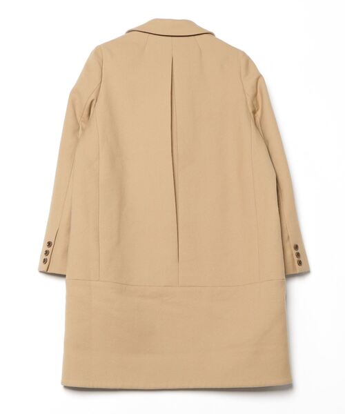 「MUVEIL WORK」 チェスターコート 38 ブラウン レディース_画像2