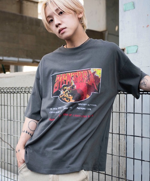 25春夏★ロゴマーク[”]付きTシャツ【各色】 WEGO tシャツ WEGO/「25年春夏新作」ヴィンテージライク