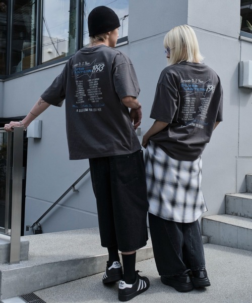 25春夏★ロゴマーク[”]付きTシャツ【各色】 WEGO tシャツ WEGO/「25年春夏新作」ヴィンテージライク