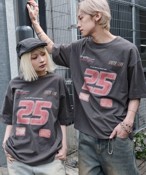 25春夏★ロゴマーク[”]付きTシャツ【各色】 WEGO tシャツ WEGO/「25年春夏新作」ヴィンテージライク