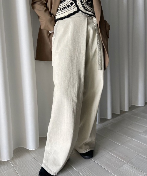 Ameri（アメリ） ジーンズ デニム デニムパンツ WRAP DENIM WIDE PANTS