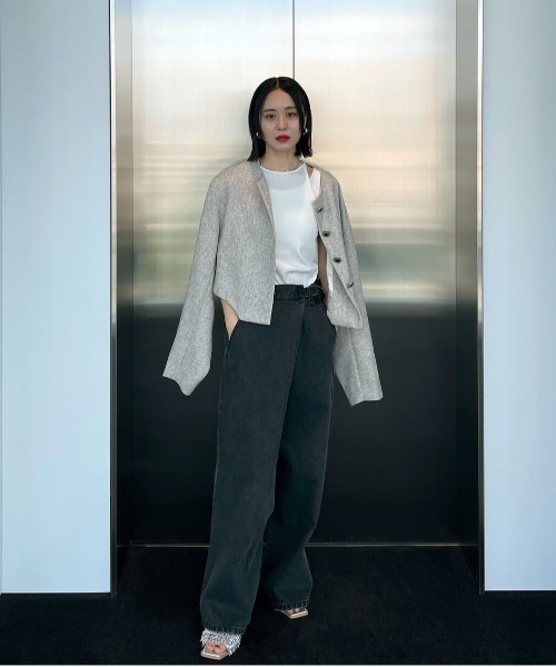 Ameri（アメリ） ジーンズ デニム デニムパンツ WRAP DENIM WIDE PANTS