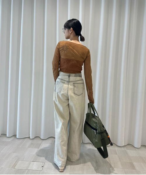 Ameri（アメリ） ジーンズ デニム デニムパンツ WRAP DENIM WIDE PANTS