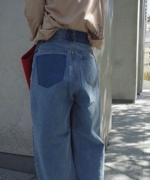 Ameri（アメリ） ワイドパンツ ジーンズ デニム デニムパンツ WRAP