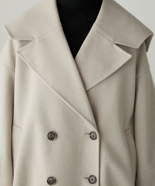 「forksy.」 ピーコート FREE ブラック レディース_画像3