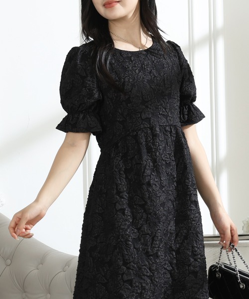 Lace Ladies（レースレディース） ワンピース 半袖 フラワー