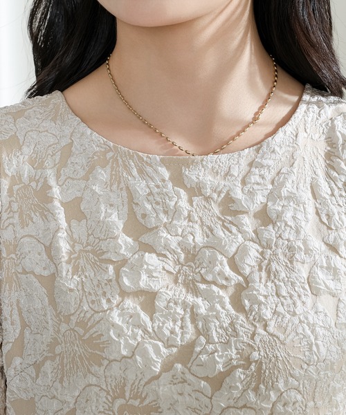 Lace Ladies（レースレディース） ワンピース 半袖 フラワー