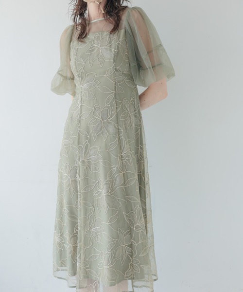 Dorry Doll ドレス リリーパターンレースドレス : ZOZOTOWN