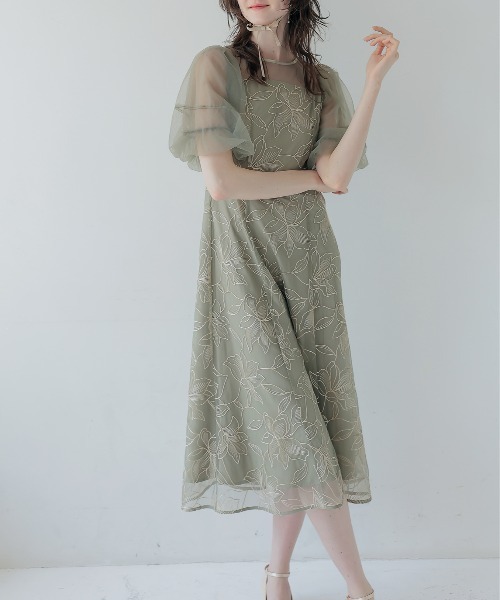 ★新品タグ付き★ドリードール　リリーパターンレースドレス　結婚式　パーティー Dorry Doll（ドリードール） ドレス リリーパターンレースドレス