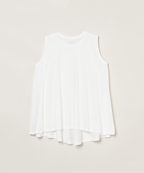 FOXEY ベージュ ドレープタンクトップ FOXEY ベージュ ドレープタンクトップ