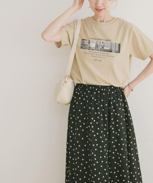 ITEMS URBANRESEARCH tシャツ フォトプリントTシャツ レディース