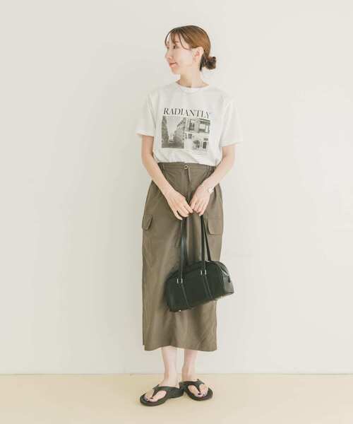 tシャツ 「WEB限定」フォトプリントトップス レディース ITEMS URBANRESEARCH tシャツ フォトプリントTシャツ レディース