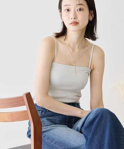 キャミソール アメスリキャミソール セール】【apres jour clair】カップ付きアメスリレイヤード
