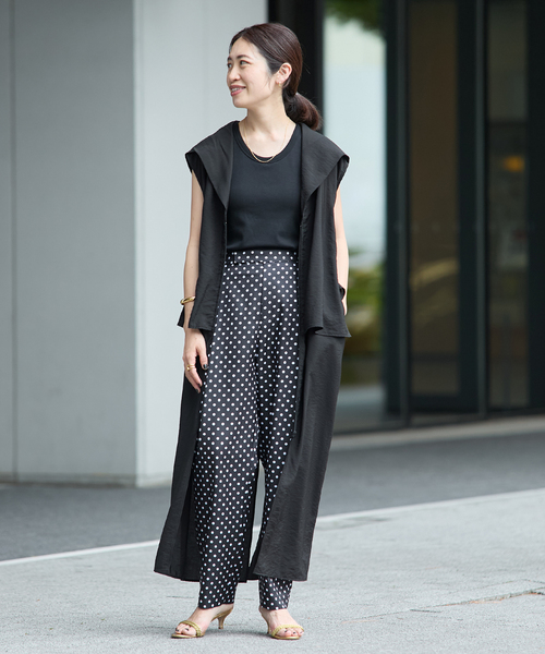 専用　VERMEIL par IENA ドット リネン　パンツ VERMEIL par iena パンツ ドットパンツ レディース : ZOZOTOWN