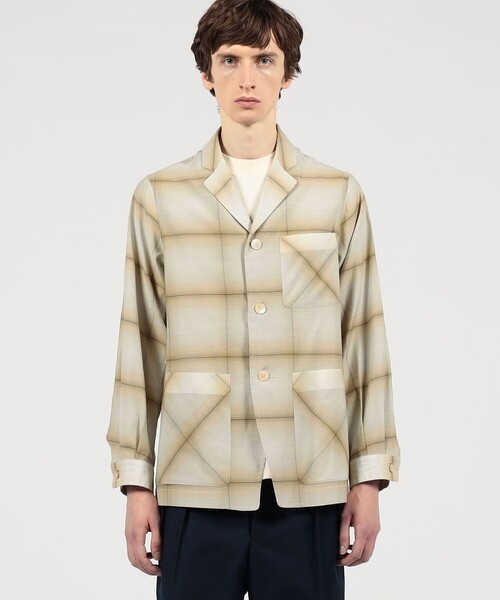 ジャケット テーラードジャケット 「別注」PENDLETON コットンシルク トップスタージャケット メンズの画像