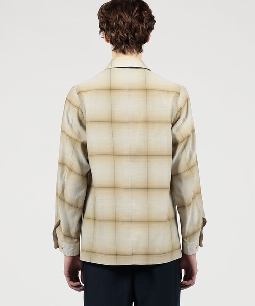 ジャケット テーラードジャケット 「別注」PENDLETON コットンシルク トップスタージャケット メンズの画像