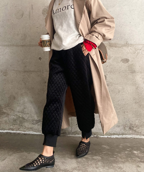 「ISOOK」 イージーパンツ FREE アイボリー レディース_画像7