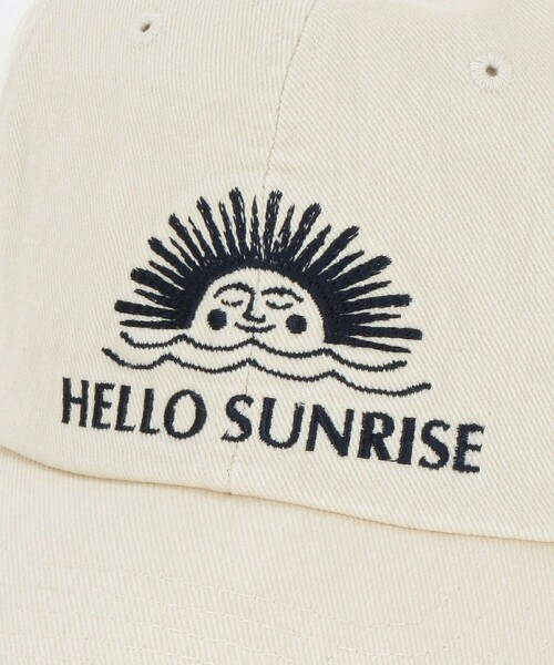 HELLO SUNRISE キャップ 帽子 「別注」「HELLO SUNRISE」ロゴ
