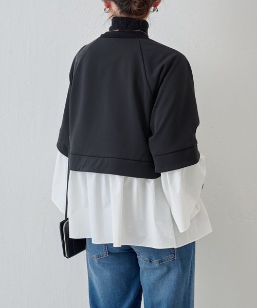 「BEARDSLEY」 長袖カットソー FREE ブルー レディース BEARDSLEY 「BEARDSLEY」 長袖カットソー FREE ブルー