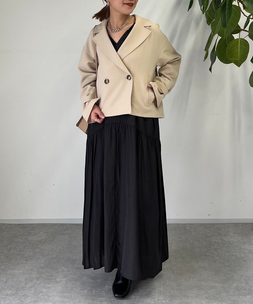 un dix cors（アンディコール） ピーコート FREE ベージュ レディース
