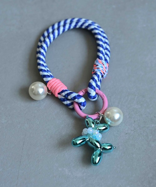 FLANEEK. キーホルダー マルチカラーコードモチーフチャーム