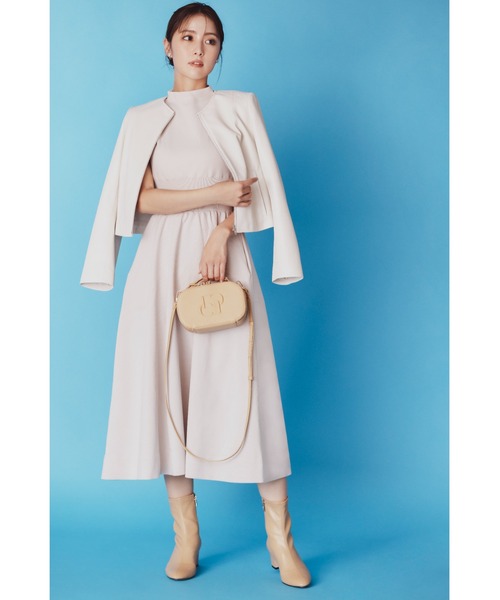 CELFORD（セルフォード） 半袖ワンピース 36 グレー レディース