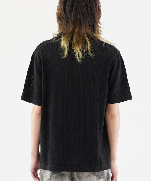 Theater code tシャツ Short Sleeve Mesh Tops / 半袖メッシュトップス