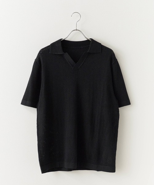 Theater code tシャツ Short Sleeve Mesh Tops / 半袖メッシュトップス