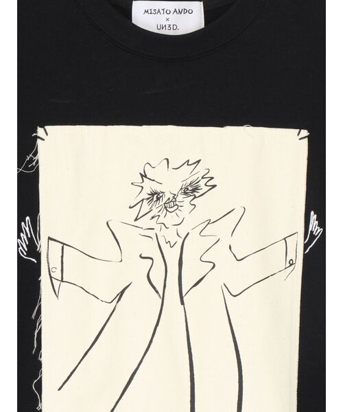 UN3D.（アンスリード） tシャツ 「MISATO ANDO」Pansy-chan SKETCH T