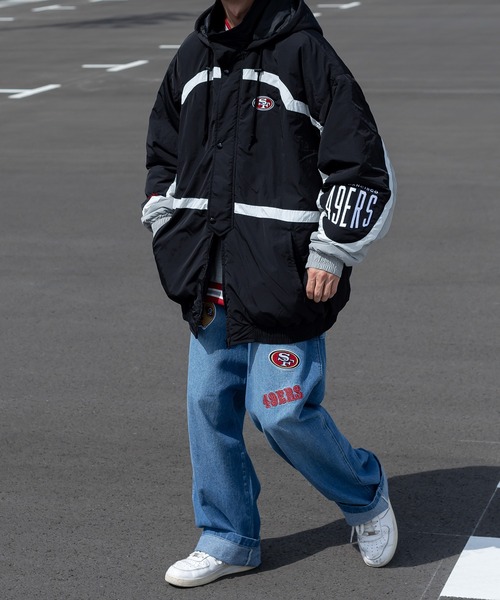 Perushu ブルゾン「NFLコラボ」 X-LARGE ブラック メンズ : ZOZOTOWN