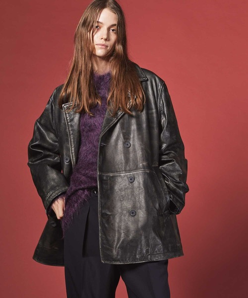 【MAISON SPECIAL】メゾンスペシャル レザー ジャケット コート MAISON SPECIAL（メゾンスペシャル） レザージャケット 1 ブラック